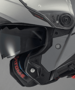 MT Helmets-ATOM 2 SV-Matt-modular-helmet-grey-open