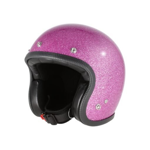Open-face-helmet-pink-left