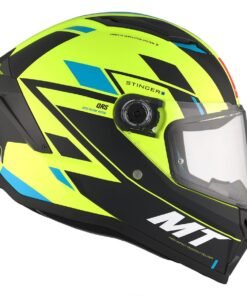 MT HELMETS-STINGER 2- ZIVZE -C3-FLUOR-MATT-LEFT