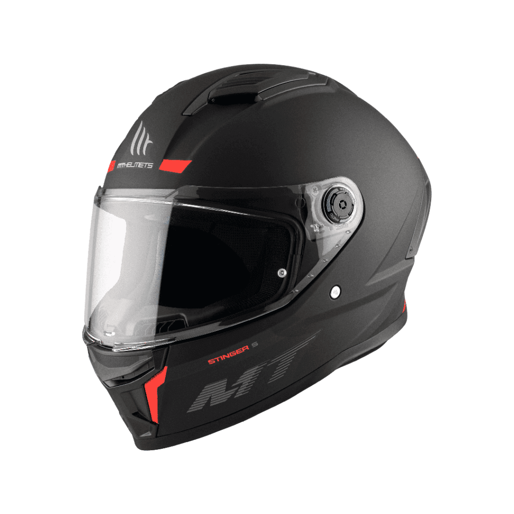 MT Stinger 2 Solid A1 Black | ECE 22.06 | Free EU Shipping - Rider